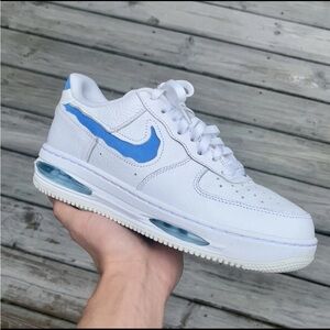 MEN Nike Air Force 1 '07 Low EVO White/University Blue (HF3630 101) Size 8